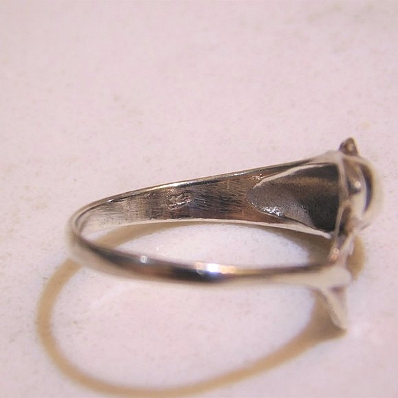 925 Sterling Silver Dolphin Ring - Picture 4 of 4